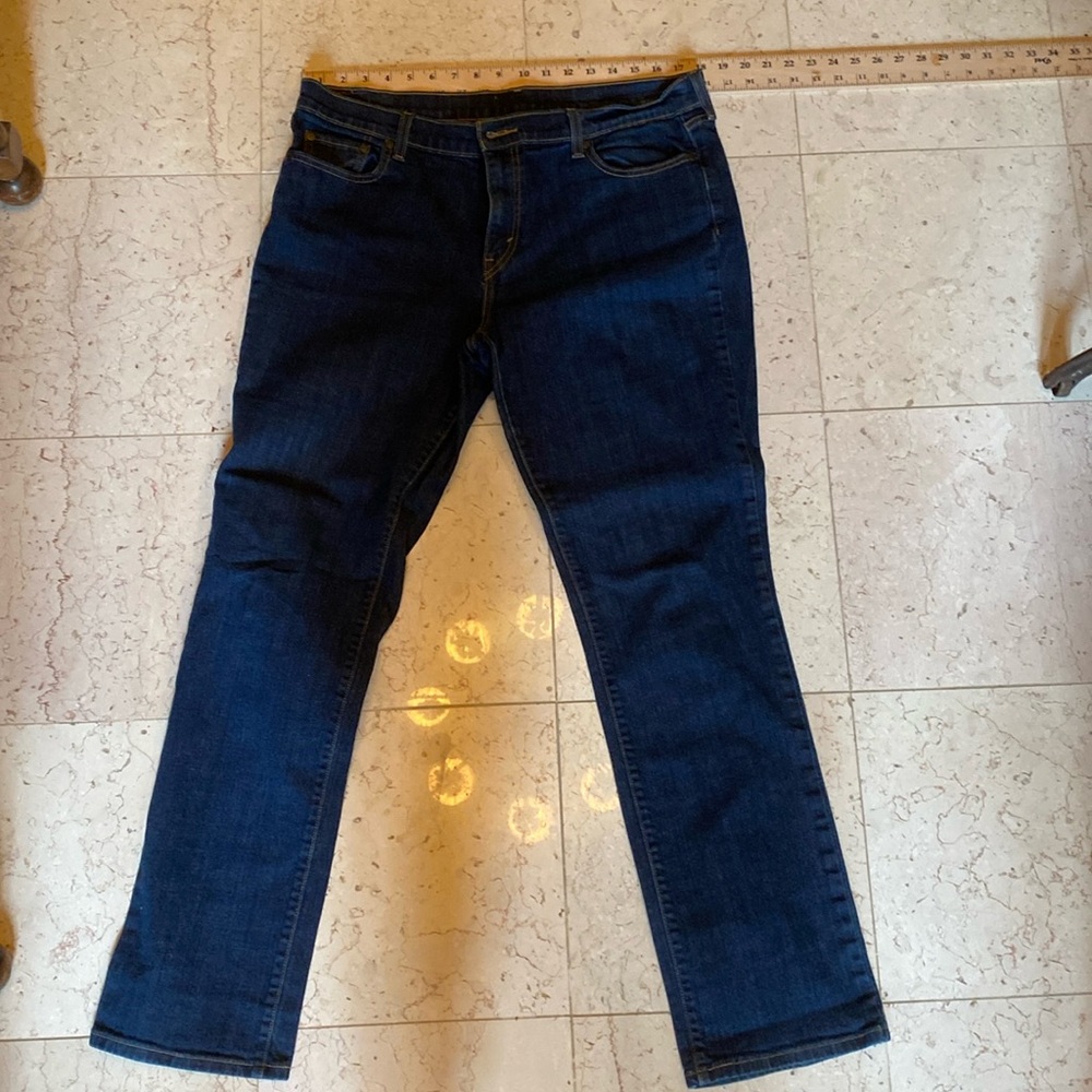 Levi’s dark wash jeans. Great condition.